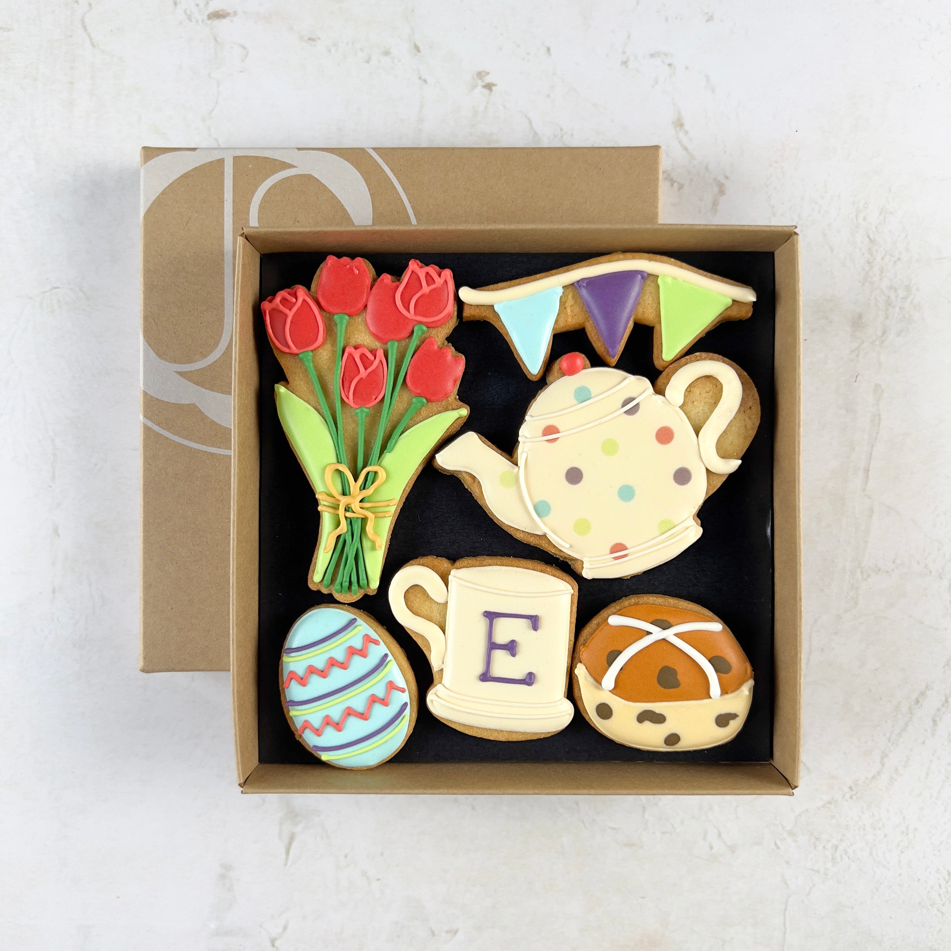 Easter Tea Biscuit Box