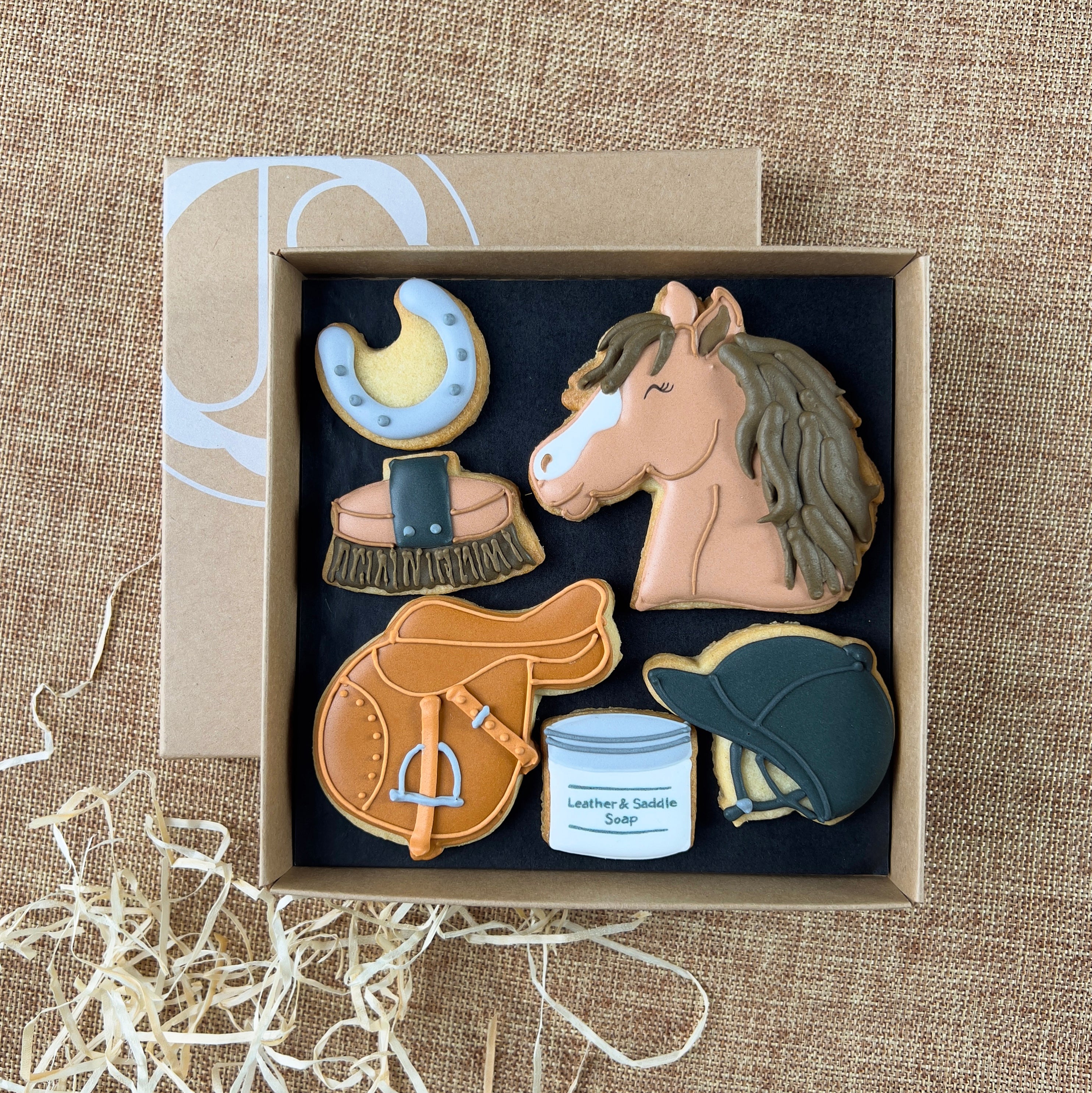 Horse Riding Biscuit Box