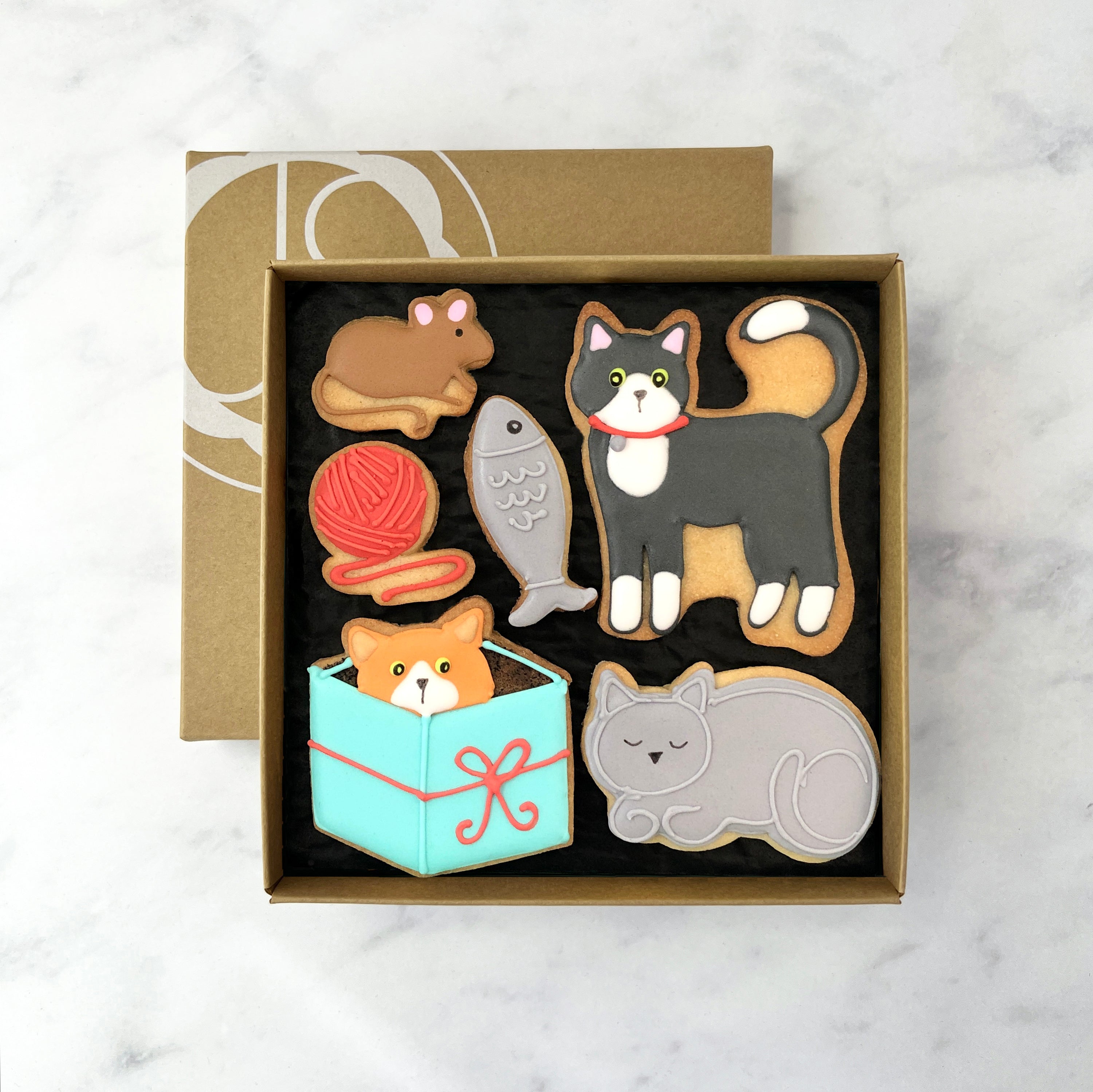 Cats Biscuit Box