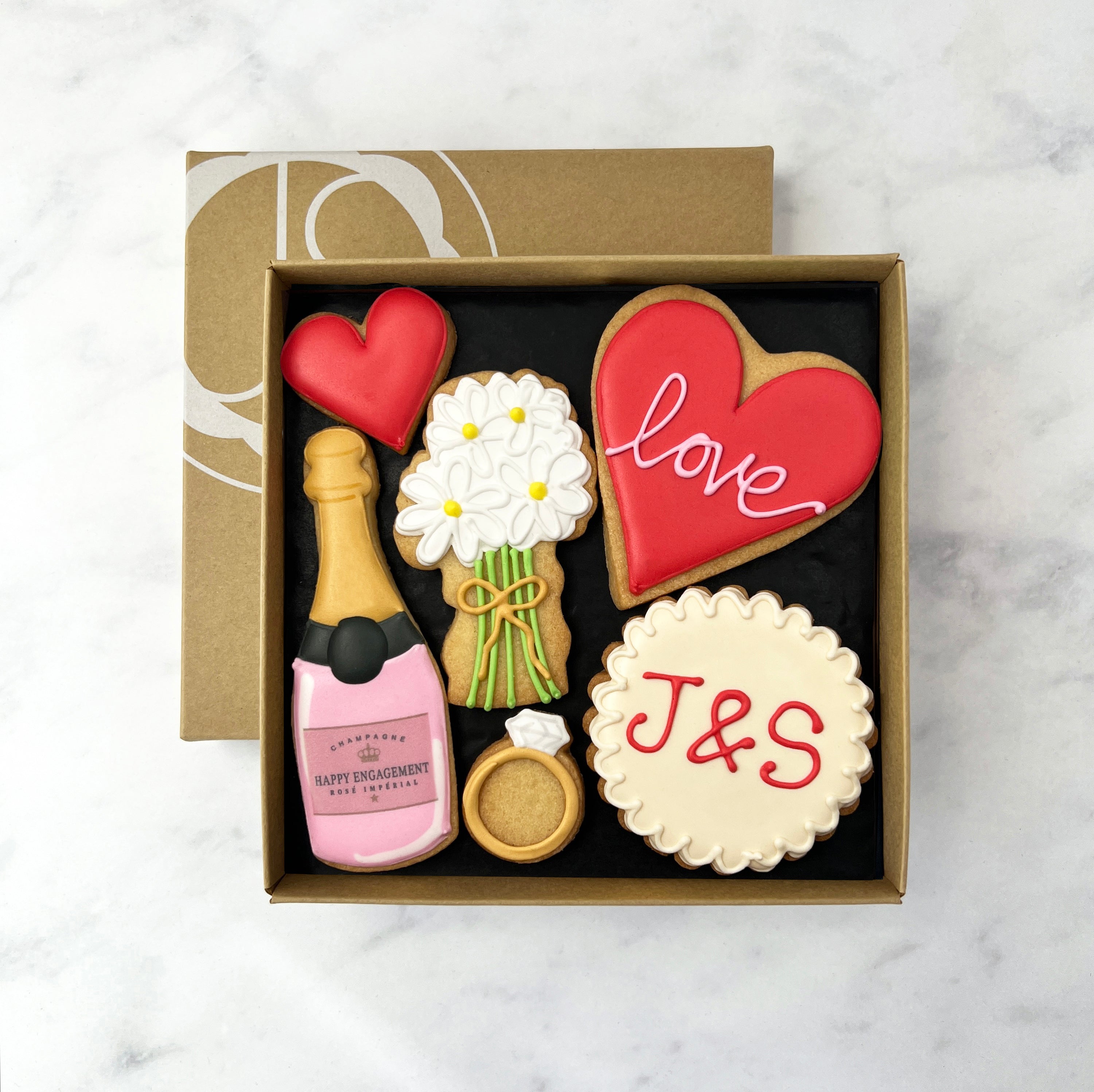 Engagement Biscuit Box