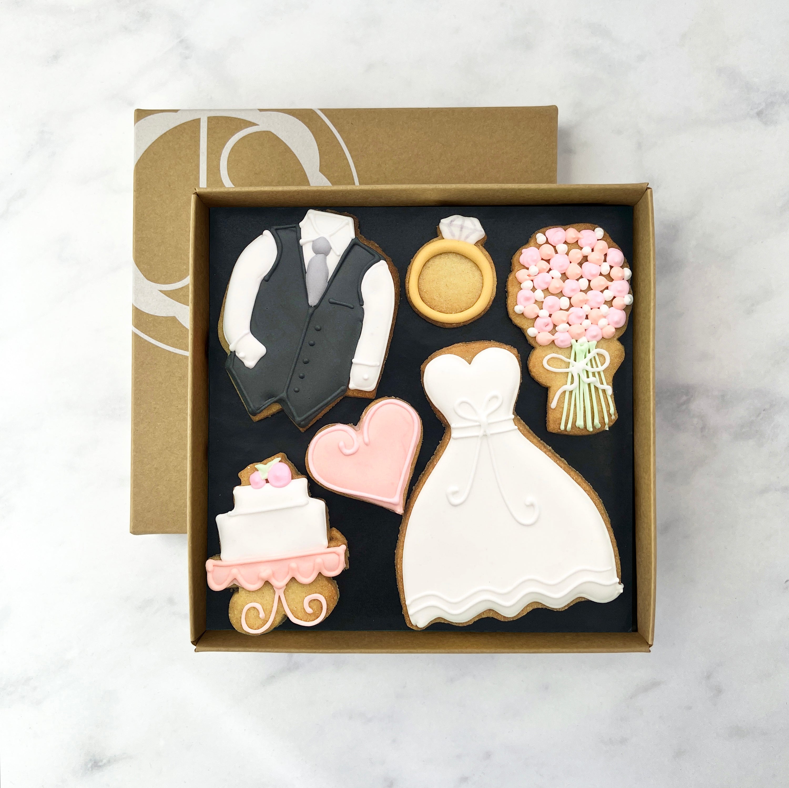 Wedding Biscuit Box
